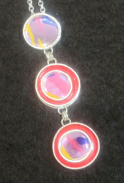 Upcycled Aluminum Can & Resin Pendant