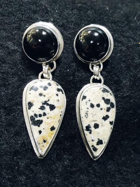 Dalmatian Jasper & Black Agate