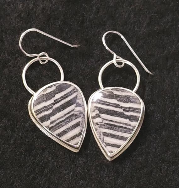 Black Zebra Jasper Dangles