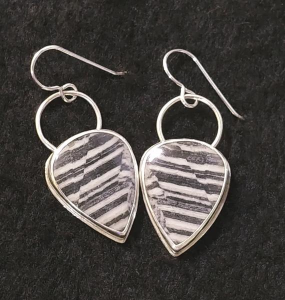 Black Zebra Jasper Dangles