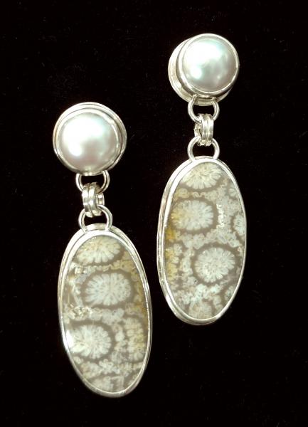 Fossil Coral & Pearls