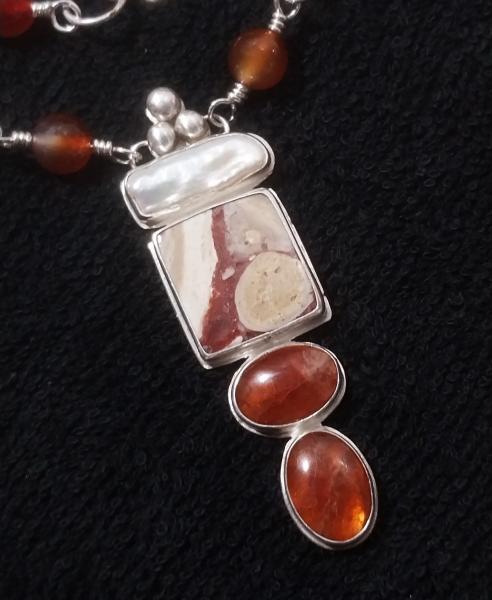 Maligano Jasper & Hessonite Garnet