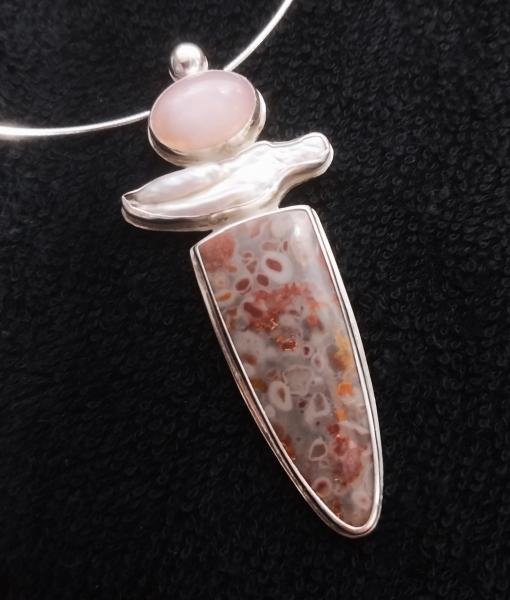 Pink Fossil Jasper & Pink Opal picture