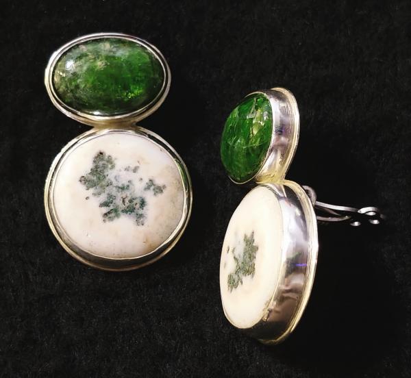 Chrome Diopside & Tree Agate picture