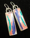 Upcycled Aluminum Can & Resin Earrings