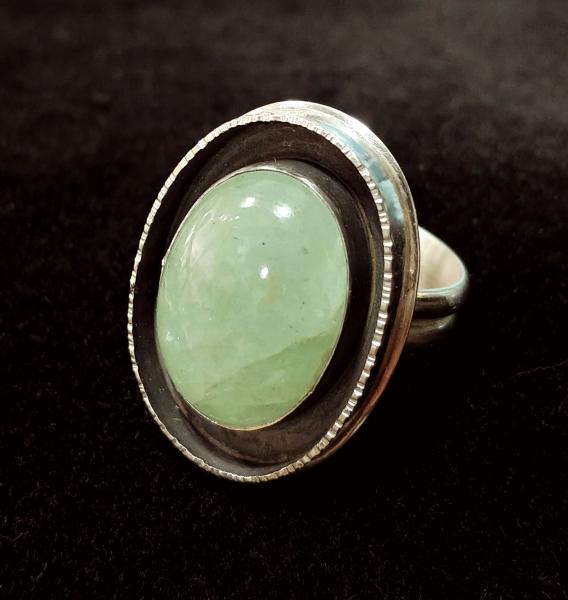 Aquamarine Shadow Box Ring