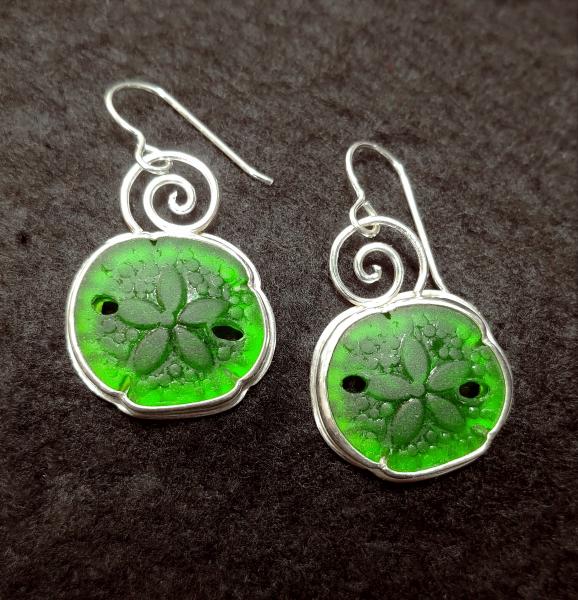 Green Cast Glass Sand Dollars picture