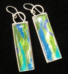 Upcycled Aluminum Can & Resin Earrings