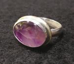 Chevron Amethyst Ring II