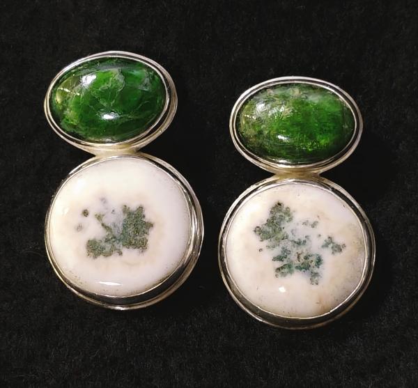 Chrome Diopside & Tree Agate picture