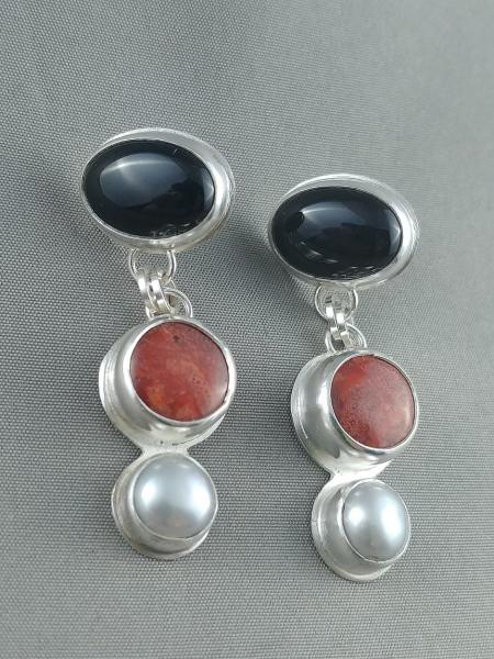 Black Spinel & Coral