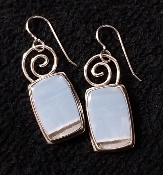 Blue Opal  Dangles
