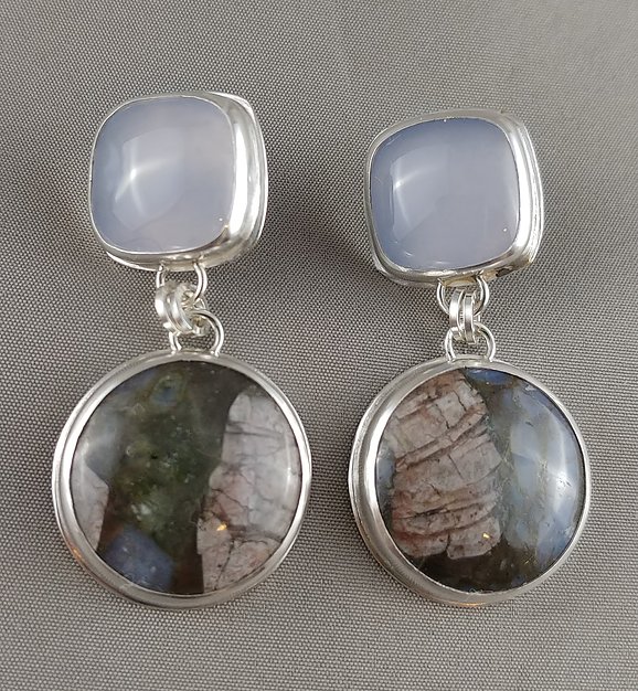 Blue Chalcedony & Blue Rhyolite