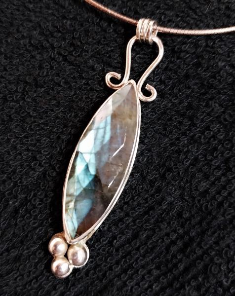 Faceted Labradorite Pendant