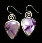 Chevron Amethyst Dangles II