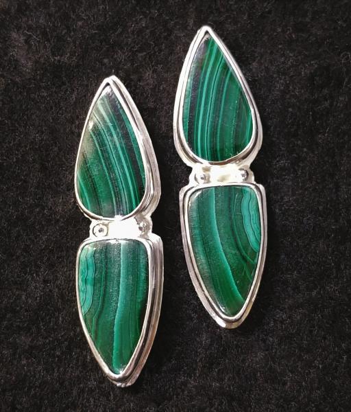Malachite Earrings