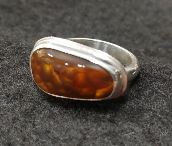 Mexican Fire Agate Ring picture