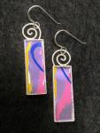 Upcycled Aluminum Can & Resin Earrings