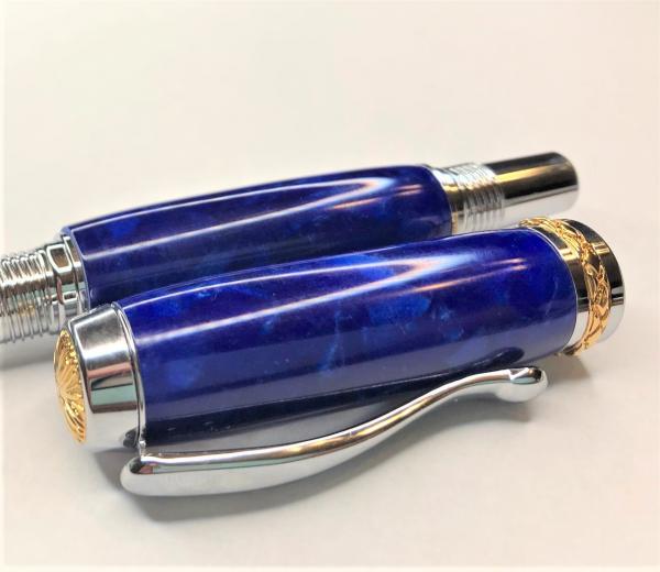 Royal Blue Fountain Pen or RollerBall