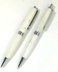 Deer Antler Pen and Pencil Set