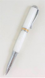 White Crush Fountain Pen or RollerBall picture