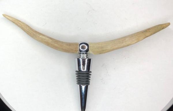 Antler "Longhorn" Combination Bottle Stopper/Corkscrew picture