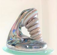 Confetti Glass Pen Holder picture