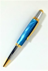 Aqua Blue Pearl Carlyle Pen picture