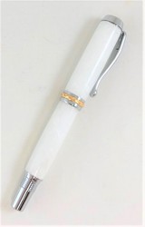 White Crush Fountain Pen or RollerBall