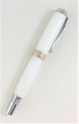 White Crush Fountain Pen or RollerBall picture