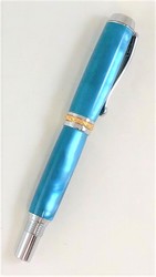 Aqua Blue Fountain Pen or RollerBall