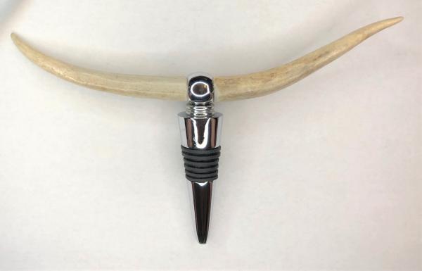 Antler "Longhorn" Combination Bottle Stopper/Corkscrew picture