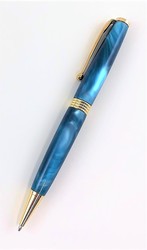 Aqua Blue Lamar Pen