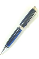 Blue and Black Stripe Bradley Pens
