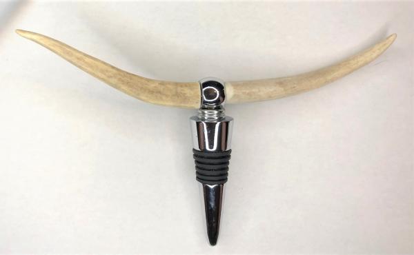 Antler "Longhorn" Combination Bottle Stopper/Corkscrew picture