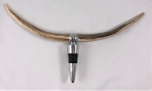 Antler "Longhorn" Combination Bottle Stopper/Corkscrew picture