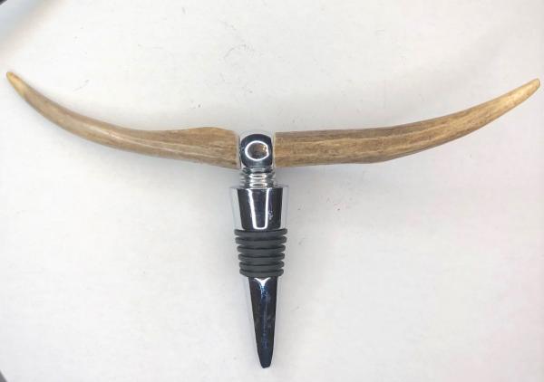 Antler "Longhorn" Combination Bottle Stopper/Corkscrew picture