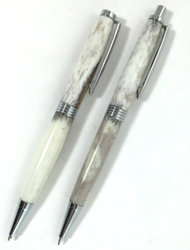Elk Antler Pen and Pencil Set