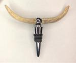 Antler "Longhorn" Combination Bottle Stopper/Corkscrew