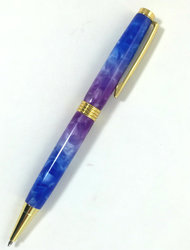 Blue and Purple Lamar Pen picture