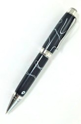 Black with White Bradley Pen