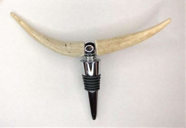 Antler "Longhorn" Combination Bottle Stopper/Corkscrew picture