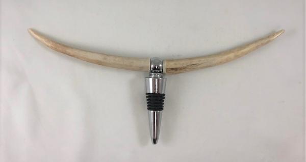 Antler "Longhorn" Combination Bottle Stopper/Corkscrew picture