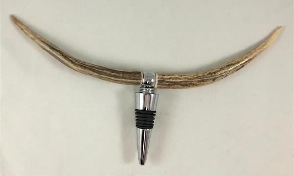 Antler "Longhorn" Combination Bottle Stopper/Corkscrew picture