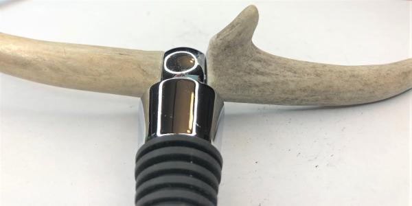 Antler "Longhorn" Combination Bottle Stopper/Corkscrew picture