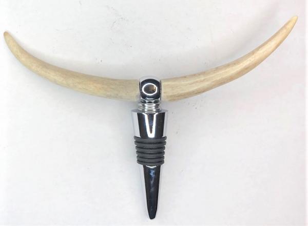 Antler "Longhorn" Combination Bottle Stopper/Corkscrew