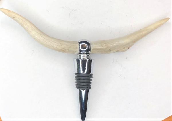 Antler "Longhorn" Combination Bottle Stopper/Corkscrew picture