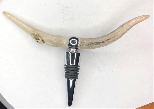 Antler "Longhorn" Combination Bottle Stopper/Corkscrew picture