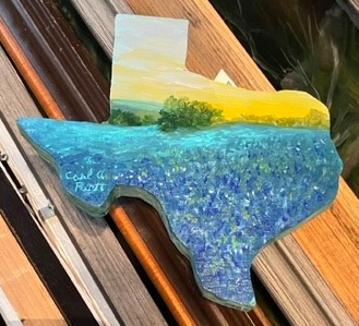Sunset Bluebonnet meadow tex cut
