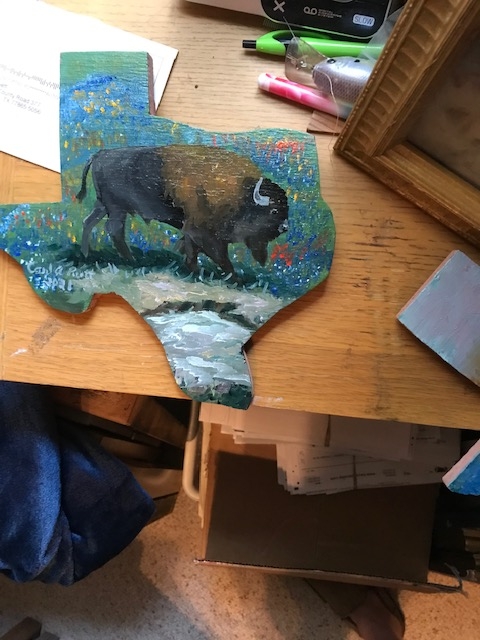 Texas Cut Buffalo blue picture